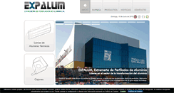 Desktop Screenshot of expalum.com