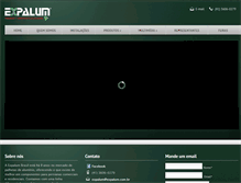 Tablet Screenshot of expalum.com.br